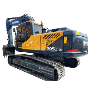 Excavatrice sur chenilles Hyundai 305LC-9T d'occasion, 31 tonnes, performance stable, système hydraulique, accessoire de pince hydraulique, certifiée CE - Product Image 1