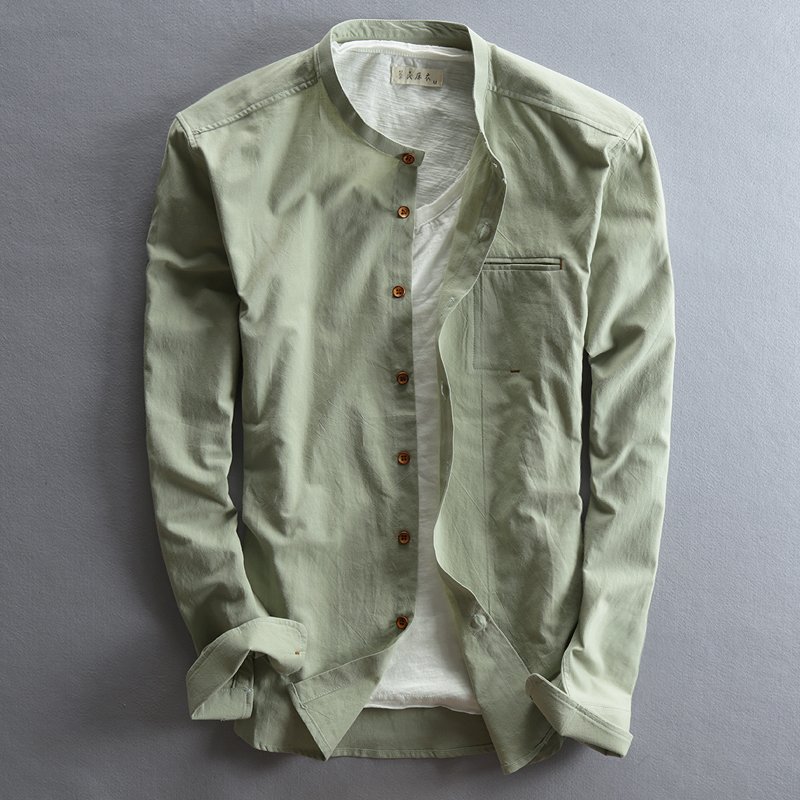 Men's Linen Hippie Shirts Casual Durable Fashion