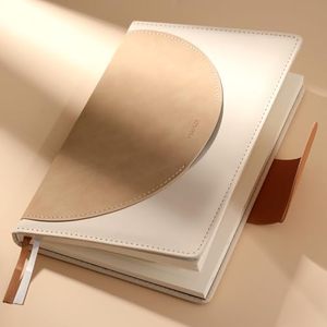 Của phụ nữ A5 bìa cứng 80gsm nâu da Tạp Chí kinh doanh làm việc Lưu ý học lấy máy tính xách tay nhiệt lá khóa 5.9 \ "Nhật ký - Product Image 2