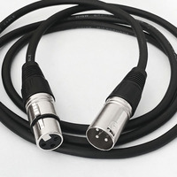 Câble micro XLR 3 broches mâle-femelle, blindé, faible bruit, disponible en versions mâle-mâle et femelle-femelle pour studio, sonorisation et sonorisation en direct
