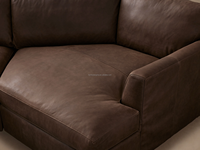 Nouveau mobilier d'intérieur, mobilier moderne pour la maison, salon, canapé sectionnel en cuir sur mesure à deux places