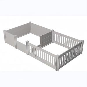 Kandang hewan peliharaan pagar dalam ruangan portabel Modern pola hewan rumah anjing untuk kancing anjing kecil sedang untuk balkon - Product Image 5