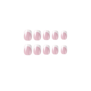 <span class=keywords><strong>2023</strong></span> nuevo ABS extraíble dedo francés <span class=keywords><strong>uñas</strong></span> postizas vino rojo diamante con pegatinas 24 piezas/caja estilo de pieza en forma de <span class=keywords><strong>uñas</strong></span> - Product Image 6