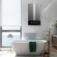 Calefacción Digital inteligente de 28KW y 32KW, calefacción de agua caliente montada en la pared para habitación, bonita bomba de Gas, calentador de agua, 26KW