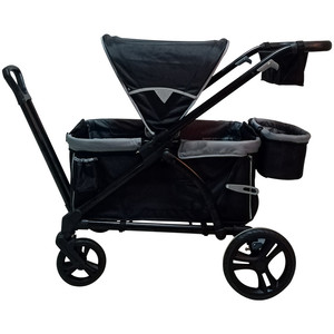 รถเข็นเด็กแบบพับได้ 2 ที่นั่ง โครงอะลูมิเนียม สำหรับตั้งแคมป์กลางแจ้ง - Product Image 3