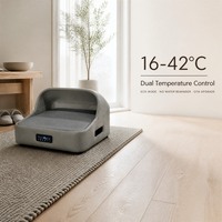 Lit pour animaux de compagnie intelligent à double température 003A 003B, contrôlé par application, refroidissement et chauffage, maison pour chat