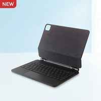 Clavier magique rétroéclairé RVB 7 couleurs universel Air 4/5, pavé tactile ultra fin pour iPad Pro 11 pouces, iPad Air 10,9 pouces, nouveau