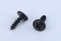 Vis autotaraudeuse à tête cruciforme en acier au carbone métrique de haute qualité, filetage à gauche, personnalisable, plaquée zinc noir Jinggu