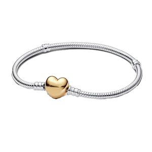 Bracelets à breloques cœur en argent sterling S925 pour femmes - Maillons romantiques avec zircon serti griffe, certifiés GTC, cadeau d'anniversaire - Product Image 3