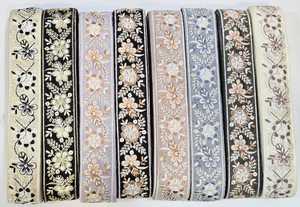 Diseño de borde de encaje lengha diseños de bordado a mano para bordes tela de encaje para mujeres - Product Image 3