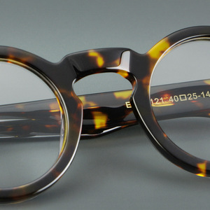 Mode en gros rétro rond épais tortue acétate lunettes acétate optique lunettes cadres pour femmes hommes - Product Image 5