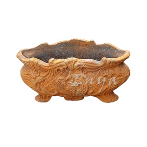 Pots de fleurs rectangulaires ovales, jardinage en plein air, Style français, livraison gratuite en chine - Product Image 5