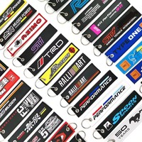 Porte-clés rectangulaire tressé élégant avec mousqueton pour voitures et motos - Léger et durable, porte-clés et chaîne de support
