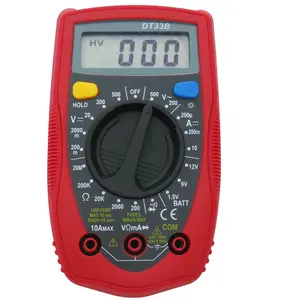 Multímetro digital DT33B 2000 recuentos RICHMETERS Medidor de temperatura de rango manual