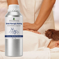 Liquide Apaisant et Chauffant à Base de Plantes pour le Corps, Extrait Naturel de Plantes, Soin Corporel pour Massage Externe Relaxant et Soins de la Peau
