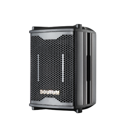 Sound System 4.5 Inches Metal Coaxial 100W PA Column Speaker Box Waterproof Portable for Small Weddings Conference Rooms DJ Use