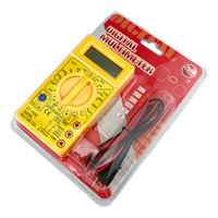Dt 830B Digital Multimeter Portable Handheld Multimeter For Ac Dc Voltage Current Resistance Transistor Testing