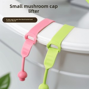 Elevador de Tapa de Inodoro de Silicona Higiénico para Uso Diario en el Hogar, Manos Libres, Material Plástico Desechable - Product Image 2