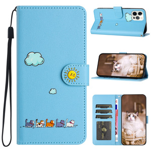 เคสโทรศัพท์ลายการ์ตูนพร้อมที่จับสำหรับ <span class=keywords><strong>Apple</strong></span> 11 ProMax และ <span class=keywords><strong>iPhone</strong></span> 16 พร้อมช่องใส่บัตร 13 เคสโทรศัพท์มือถือ - Product Image 2