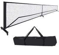 Sistema de Red de Pickleball Profesional Portátil de Alta Calidad, Tamaño Oficial de 22 Pies de Ancho, Marco de Acero, Bolsa de Transporte para Entretenimiento