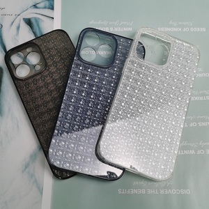 Coque de téléphone à Design diamant brillant pour Iphone 14 pro max, verre antichoc transparent pour Iphone 14 pro max, sacs et étuis pour téléphone portable - Product Image 1