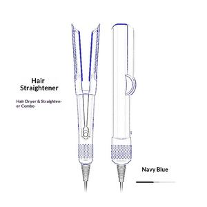 Nouveau 2025 HT01 Sèche-cheveux et Lisseur Coiffant, Protection des Cheveux, Température Constante, Revêtement Céramique, Utilisation Cheveux Humides et Secs - Product Image 2