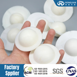 Boule flottante emboîtable à bord aile, couvercle auto-assemblant sans interstice pour réservoir de chromage, contrôle de la brume <span class=keywords><strong>acide</strong></span> - Product Image 3