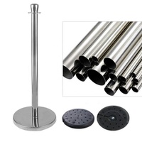 Jessubond-tête de couronne en acier inoxydable, tapis rouge, support de Queue de réception, corde en velours, Stanchion, barrière de contrôle de la foule