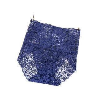 <span class=keywords><strong>Culotte</strong></span> de cintura alta para mujer, ropa interior de <span class=keywords><strong>talla</strong></span> <span class=keywords><strong>grande</strong></span>, sin costuras, de encaje transparente, rosa, para chica <span class=keywords><strong>grande</strong></span> - Product Image 4