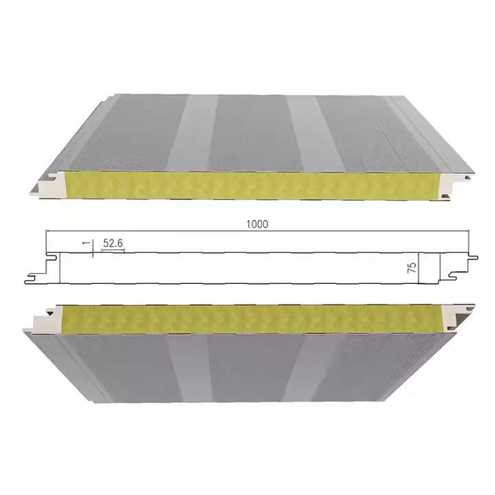 Temiz oda Pu sandviç Panel üretim hattı Pu kaya yünü Eps temiz oda sandviç Panel konteyner ev makinesi şekillendirme makinesi