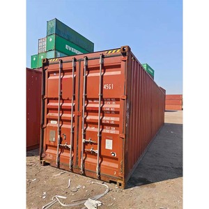 In Stock Used Blue Corten Steel 40HQ ISO9001 Certified Shipping <b>Container</b> Ready to Ship to BRSSZ Santos Port 40ft High Cube - Product Image 1