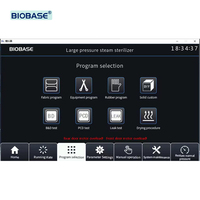 Autoclave horizontal grand format BIOBASE, contrôle PLC, pour laboratoire