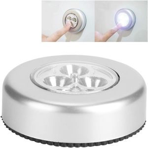 Modern <b>Mini</b> Round 3 <b>LED</b> Push Tap Stick Touch up Home Cabinet <b>Light</b> - Product Image 3