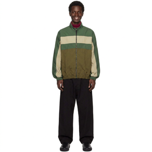Veste coupe-vent légère à fermeture éclair intégrale en coton/polyester pour la course à pied, taille plus, respirante, à capuche, devant surélevé, personnalisable en lin - Product Image 1