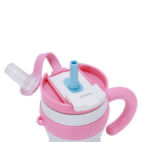 Gobelets isothermes en acier inoxydable 18/8 de 540 ml, 100 % étanches, pour le camping, avec pailles