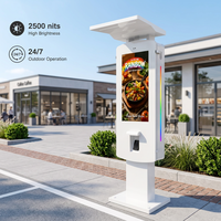 Terminal de commande en libre-service à écran tactile extérieur IP66 personnalisé, kiosque de paiement étanche pour restaurant, centre commercial, usage commercial