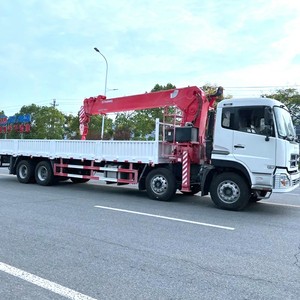 รถเครนติดตั้งบนรถบรรทุก DongFeng 8x4 คุณภาพสูง รถเครนไฮดรอลิก 8x4 14 ตัน พร้อมขาย - Product Image 1