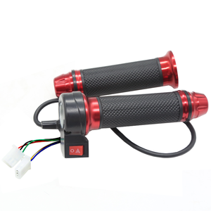 Interrupteur de moto et accélérateur de vélo électrique Xsh Nj111 modifiés gris/rouge, double clignotant, fonctions personnalisables - Product Image 6