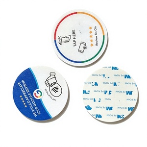 Carte NFC Google Review TAG 213 TAG 215 avec support en acrylique et code QR, personnalisable, vierge, adhésive, pour avis et contrôle d'accès - Product Image 6