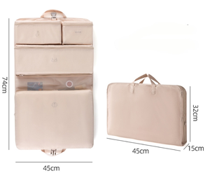 Large Capacity Durable Polyester Travel <b>Luggage</b> Organizer Bag Zipper Multiple Compartments for Clothes Underwear Accessories - Product Image 2