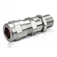 Presse-étoupe en laiton IP68, filetage PG11, étanche pour câbles de 14-18 mm de diamètre, basse tension