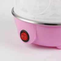 Mini cuiseur à œufs automatique en acier inoxydable, cuiseur à œufs électrique à vapeur