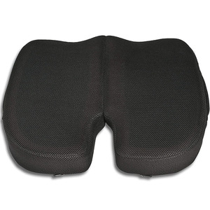 Coussins de siège en mousse à mémoire de forme en tissu respirant 6154 en forme de U avec dos antidérapant pour fauteuil roulant, coussins de siège en forme de U doux - Product Image 1