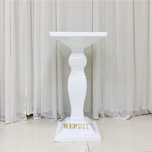 Elegant Wedding Decoration White Glass <strong>Flower</strong> <strong>Vase</strong> 91cm Tall Table Centerpiece Stand - Product Image 4