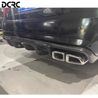 Pour Mercedes-Benz Classe E W212 4 portes, diffuseur arrière en fibre de carbone, lèvre de pare-chocs, phase préliminaire, 2009-2016