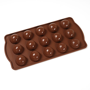 Moules à chocolat populaires de cinq couleurs, de six à <span class=keywords><strong>quinze</strong></span> cavités, aux couleurs gracieuses, ustensiles de cuisson - Product Image 2