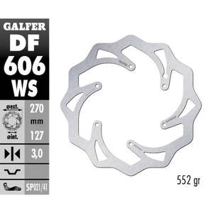 Galfer ดิสก์เบรกหน้าแบบคลื่นขนาดใหญ่สำหรับ501 husaberg FE 12-14เข้ากันได้กับเทสลาและ Mercedes-Benz S คลาส - Product Image 1