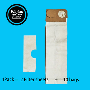 Discounted Packaging 10PCS Pack Paper Manual <strong>Vacuum</strong> <strong>Cleaner</strong> Dust Collection Filter Bags for Car RV Garage Use Compatible Nobles - Product Image 1
