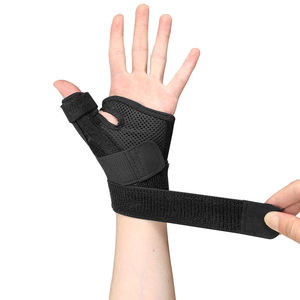 อุปกรณ์พยุงข้อมือและนิ้วหัวแม่มือแบบปรับได้ คุณภาพสูง ขายดี พร้อมแผ่นดามข้อมือ สำหรับออกกำลังกายและป้องกันการบาดเจ็บ - Product Image 1