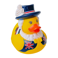 Jouets de bain pour bébé en caoutchouc personnalisés uniques, motifs de canards en caoutchouc, amusement dans la baignoire pour les enfants et les tout-petits